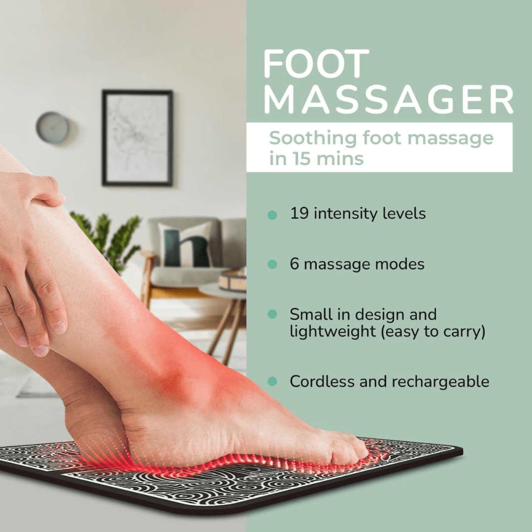 EMS Foot Massage Mat With Acupoints Stimulator 2