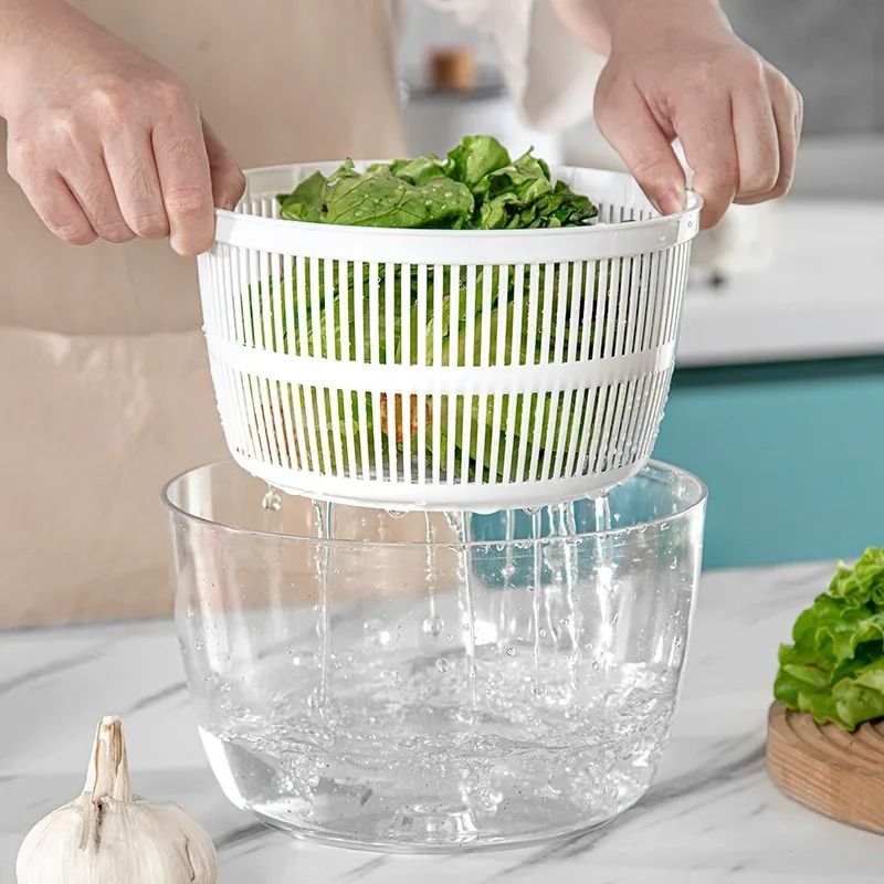 HighSpeed Salad Spinner with Drainage Basket