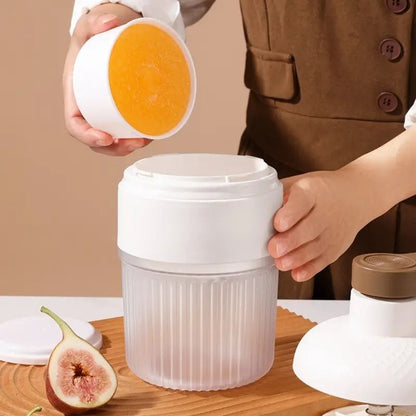 Mini Portable Ice Shaver  Shaved Ice Machine Handheld Ice Crusher With Ice Cube Molds 2