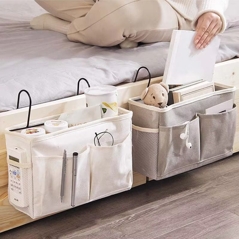 Premium Sofa Hanging Storage Bag Bedside Sofa Hanging Basket For Apartment Storage 4