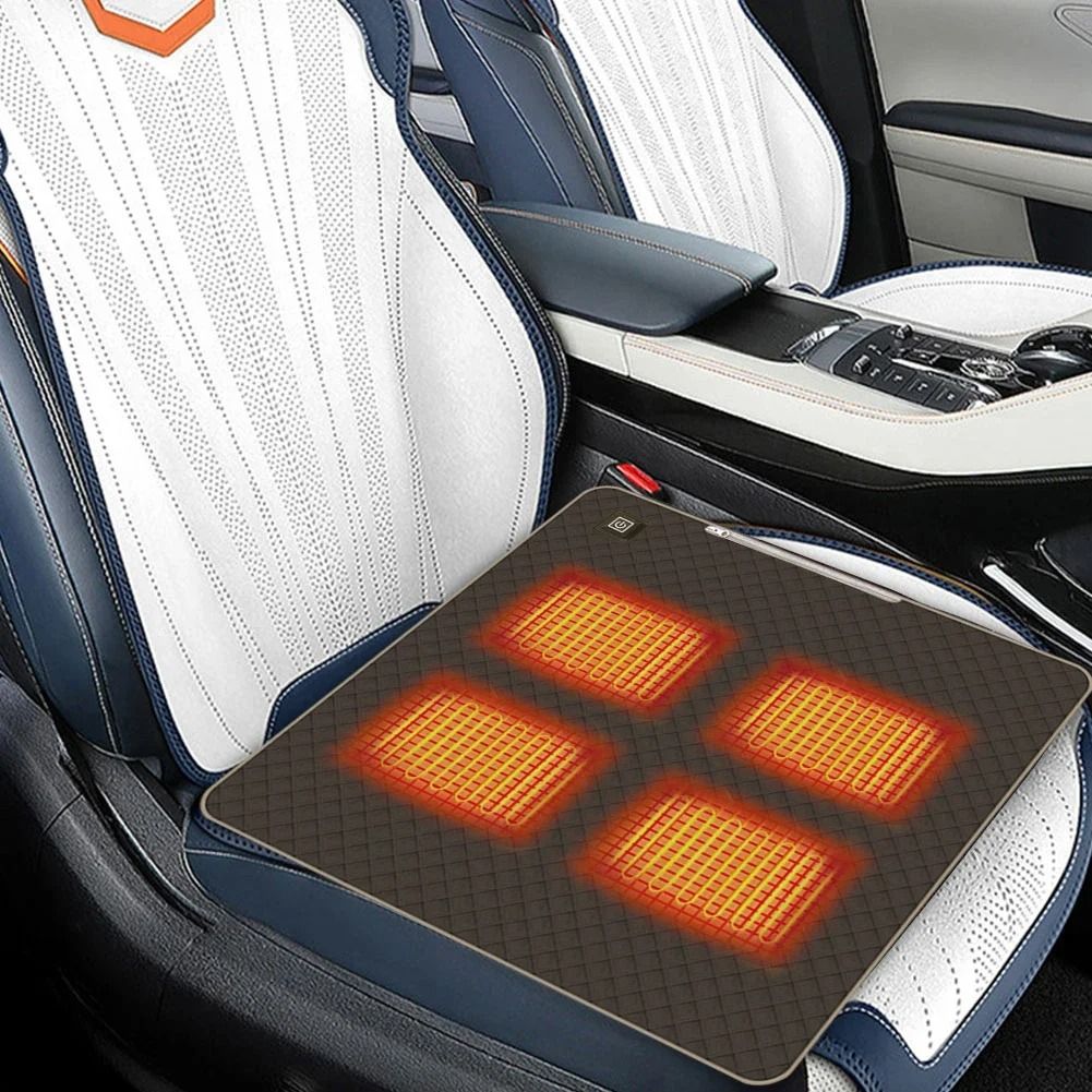 USB Heated Cushion – 3-Level Adjustable Pad for Camping & Home