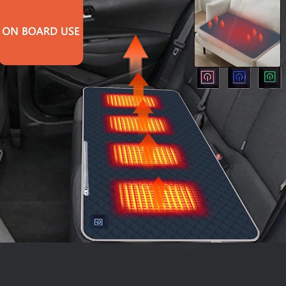Electric seat warmer for outdoor use