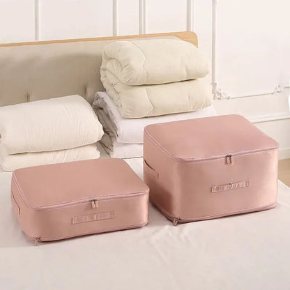 Premium Compression Duvet Storage Bags Ultimate Closet Cabinet Organizer  Bedside Compression Organ 4