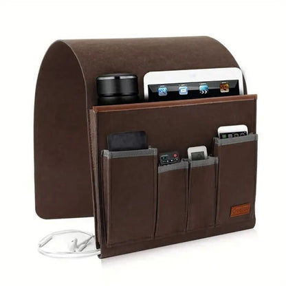 Multipocket armrest organizer