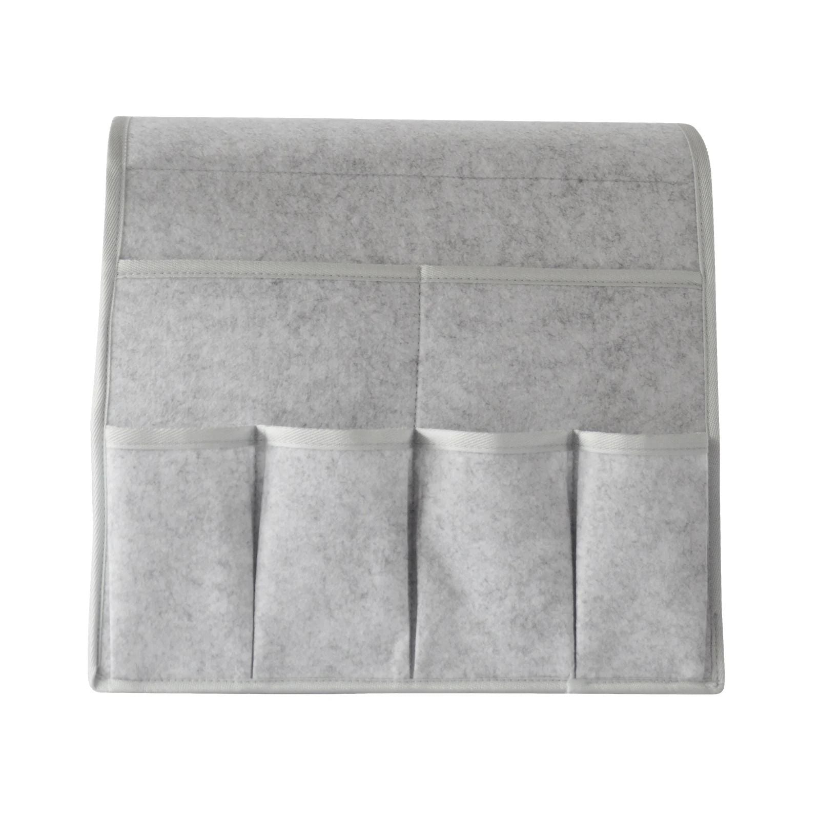 Sofa armrest organizer with pockets