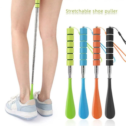 Long handle shoe helper