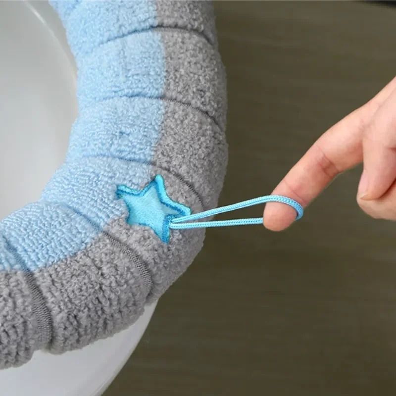 Affordable Plush Toilet Cushion