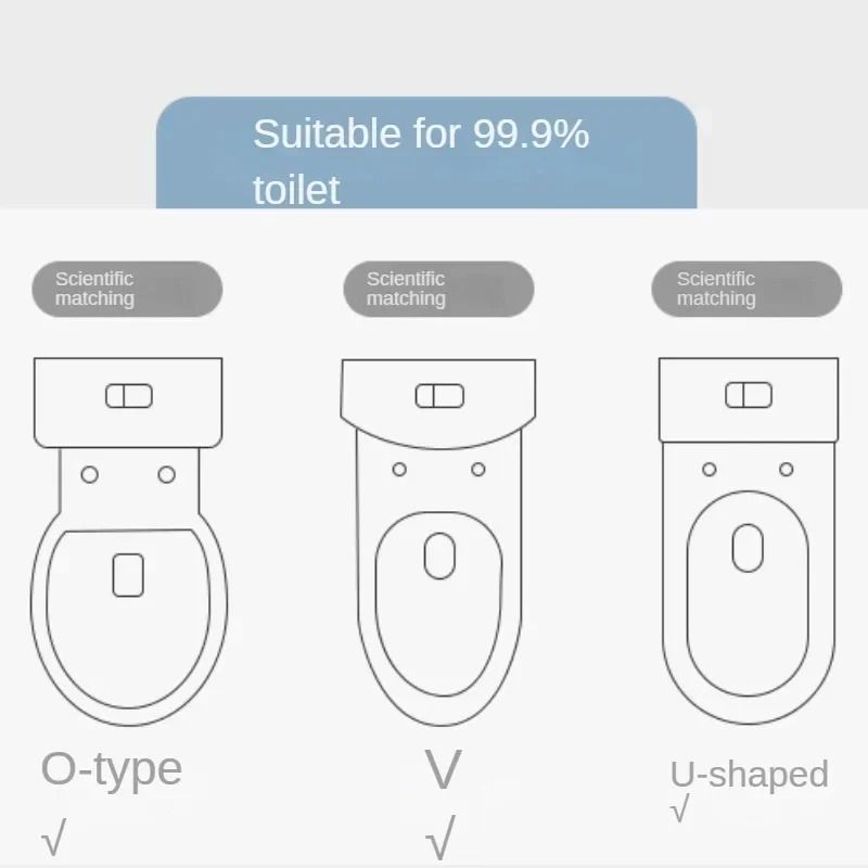 Soft Washable Winter Toilet Seat Cover With Handle  Bathroom Warmer 6