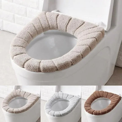 Toilet seat cover for winter comfort