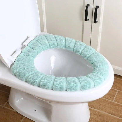 Durable toilet seat mat for bathrooms