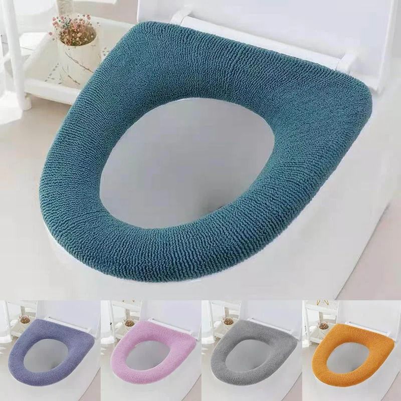 Winter Warm Toilet Seat Cover - Washable & Soft