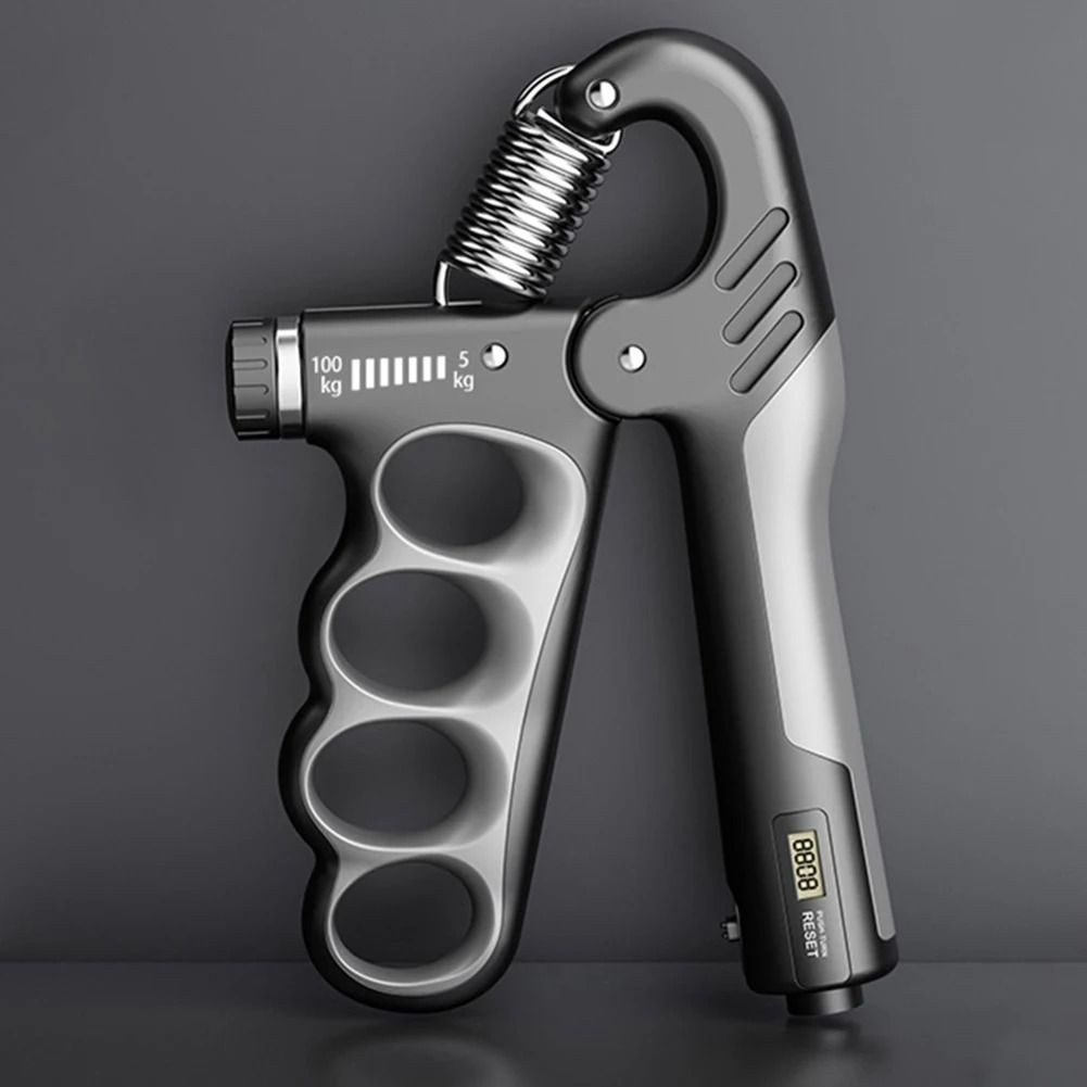Ergonomic nonslip wrist expander for strength training