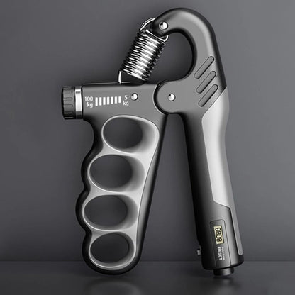 Ergonomic nonslip wrist expander for strength training