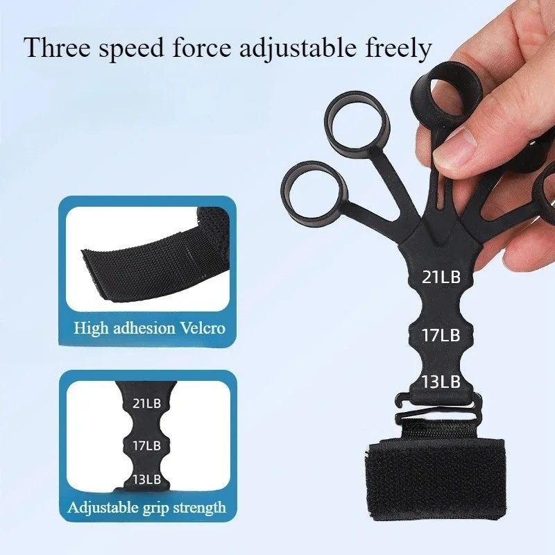 Durable silicone grip strengthener