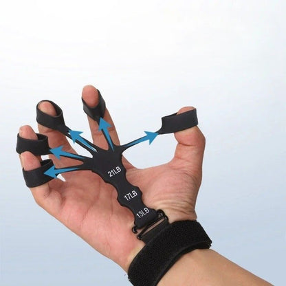 Premium Silicone Finger Trainer – Hand Grip Strengthener & Exercise Tool