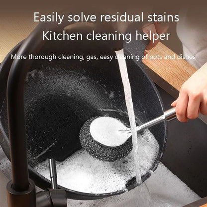 Best pot scrubber with long handle