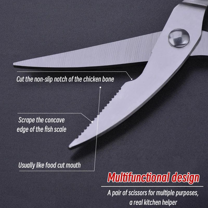 Fish killing scissors