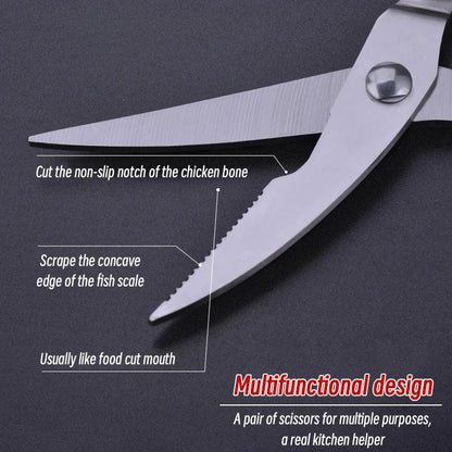 Fish killing scissors