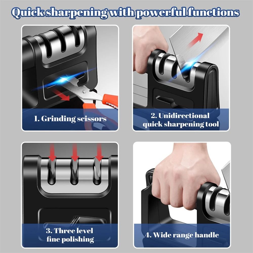 Durable multifunction knife sharpener