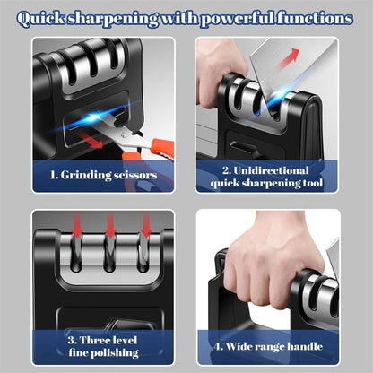 Durable multifunction knife sharpener