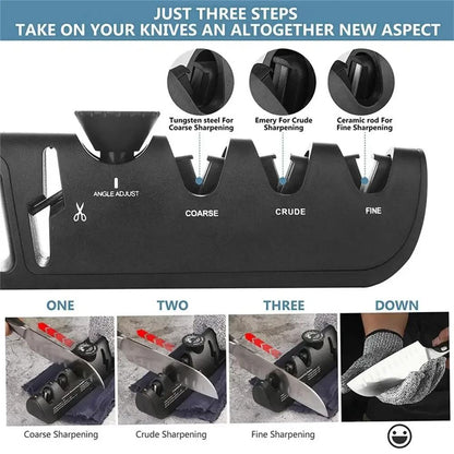 4in1 Knife Sharpener for All Knives