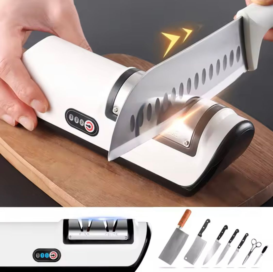 Kitchen Electric Knife Sharpener 0