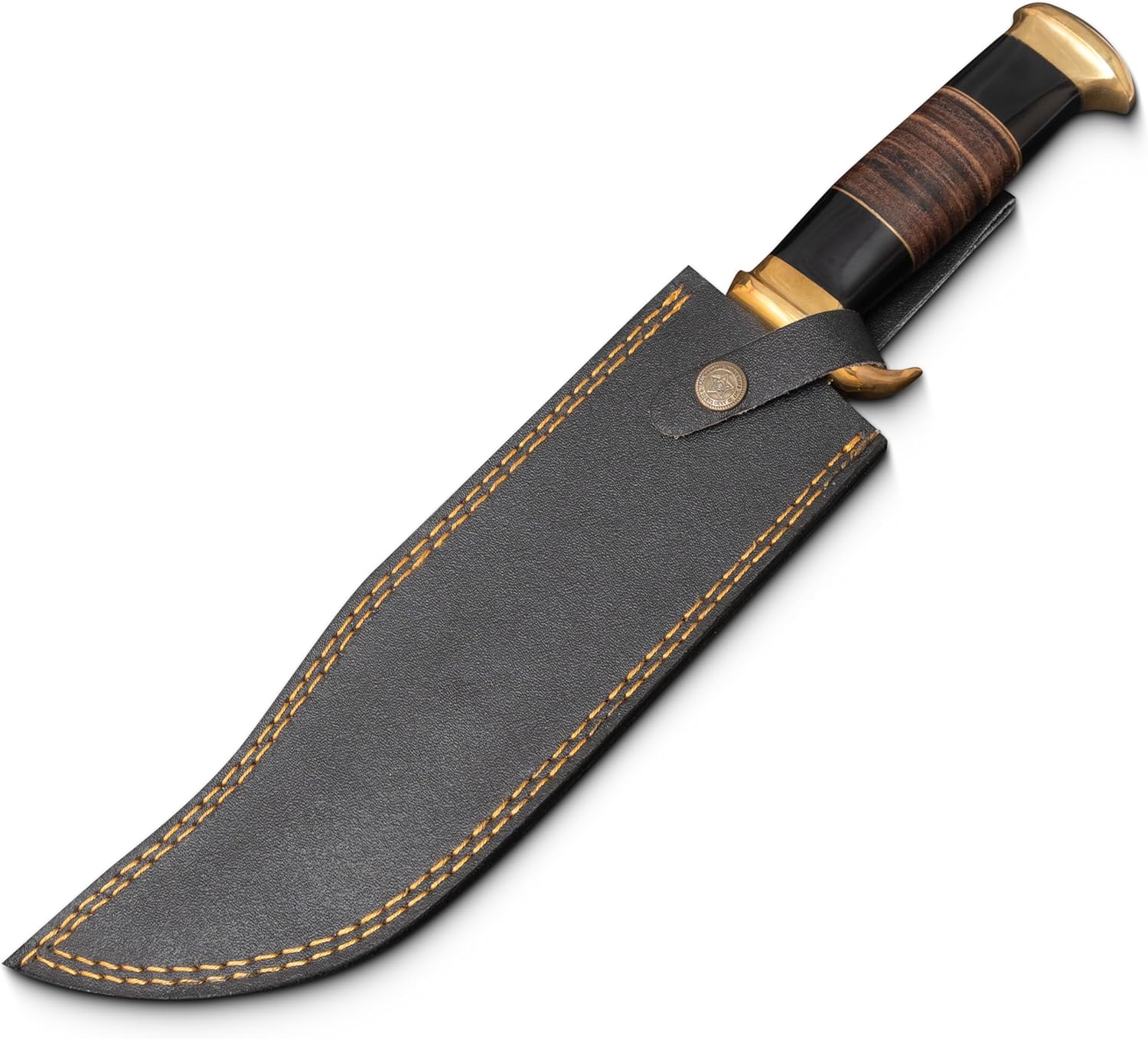 ALFARI 18 Inches D2 Bowie Knife Large Crocodile Dundee Bowie Knife Fixed Blade Hunting Knife With S 7