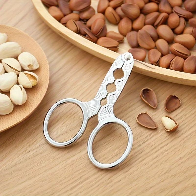 Premium Stainless Steel Nut Cracker – Hazelnut, Pine Nut & Melon Seed Opener