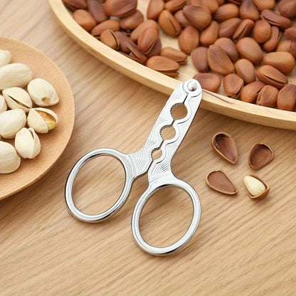 Premium Stainless Steel Nut Cracker – Hazelnut, Pine Nut & Melon Seed Opener