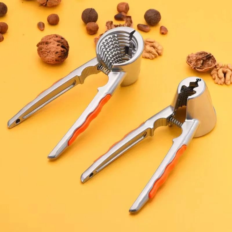 Durable Zinc Alloy Nut Cracker | Multifunctional Walnut Opener