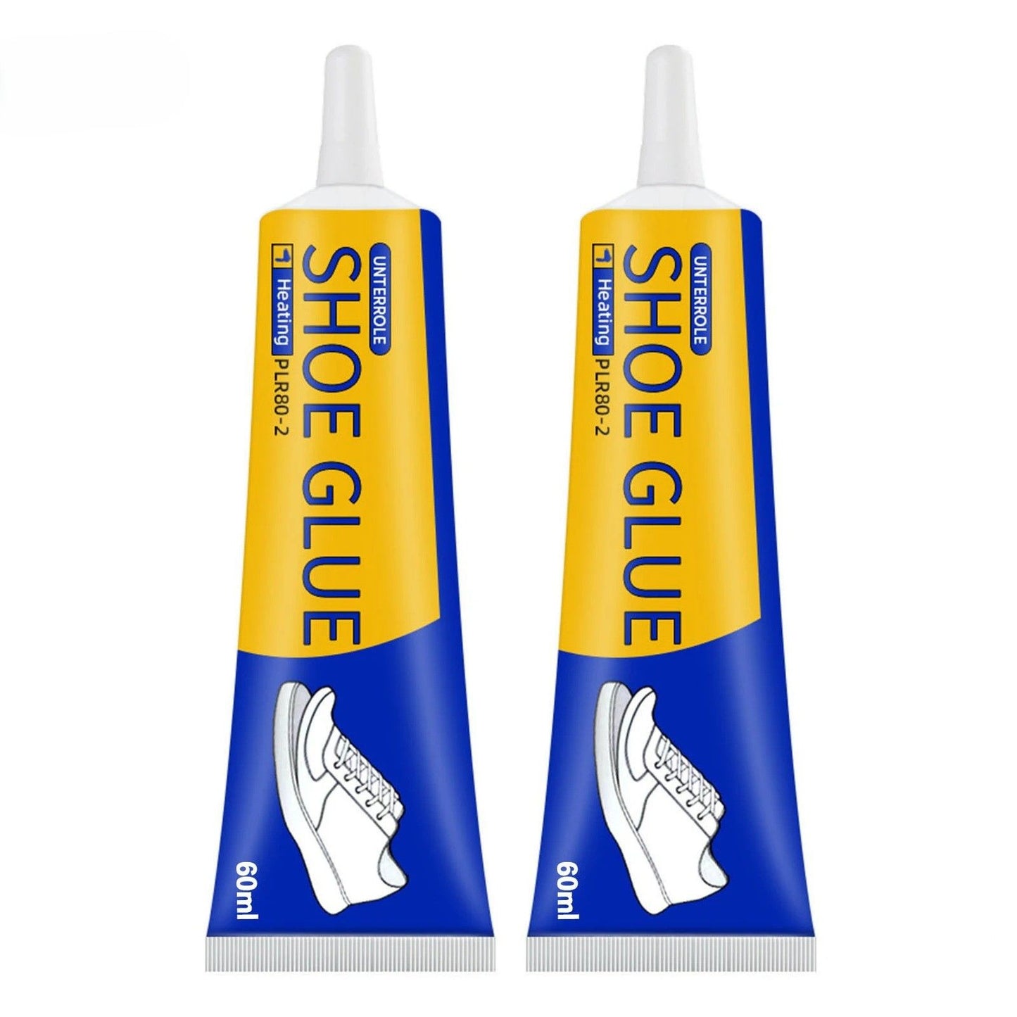 Transparent shoe glue for seamless repair