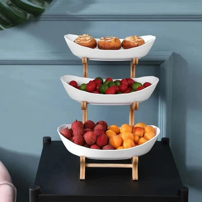 Elegant fruit serving tray
