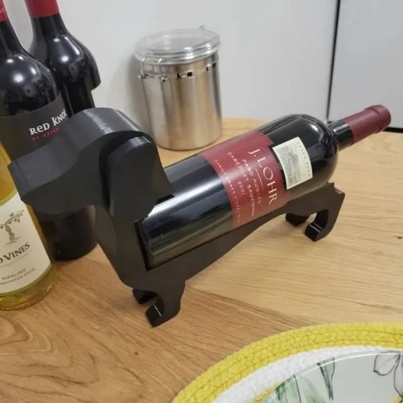 Cute Sausage Dog Bottle Stand