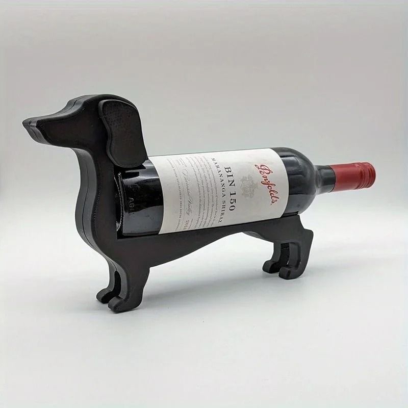 Sausage Dog Red Wine Bottle Holder – Creative & Modern Wine Rack