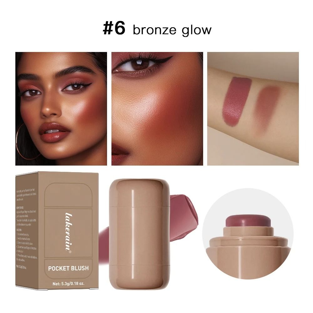 3in1 Blush Stick Moisturizing Lip Gloss Face Rouge And Facial Cheek Stick 11
