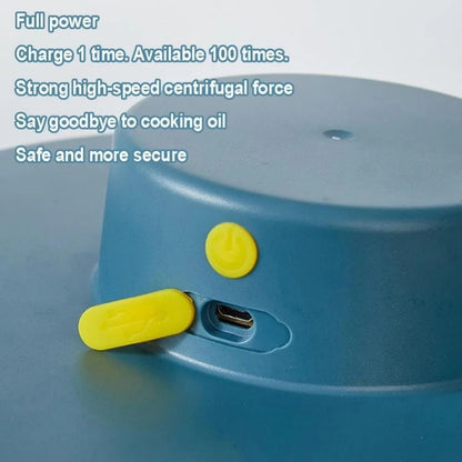 Multifunctional Rechargeable Salad Spinner  3L Electric Vegetable  Fruit Washer 6