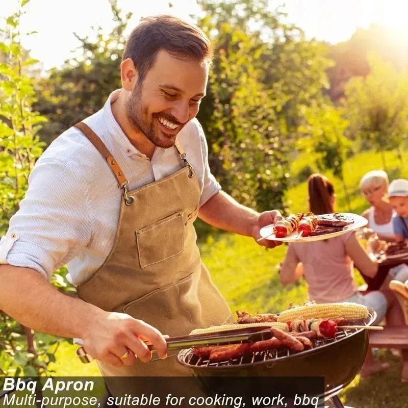 Durable grill apron for men and women
