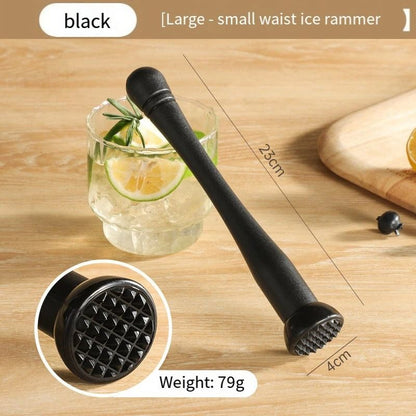 Professional Stainless Steel Cocktail Muddler And Ice Cube Crusher 4