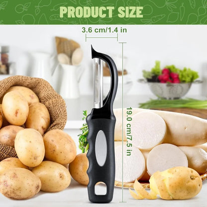 2PCS Swivel Vegetable Potato Peeler With Comfortable Handle  Efficient Veggie Fruit Peeler Set 5