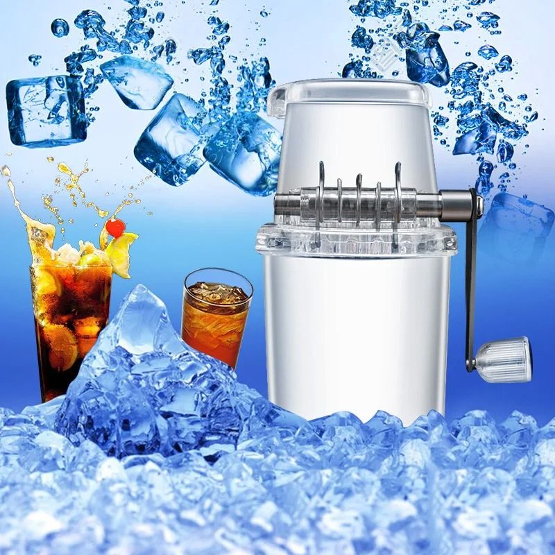 Portable Manual Ice Crusher With Comfortable Handle  MultiFunctional HandCranked Smoothie And Bever 1