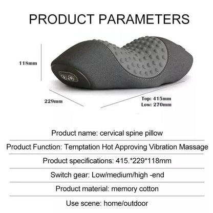Electric Massager Cervical Pillow