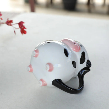 585ml Creative Cow Ceramic Mug  Cartoon Design Coffee Cup For Milk And Tea Lovers 3