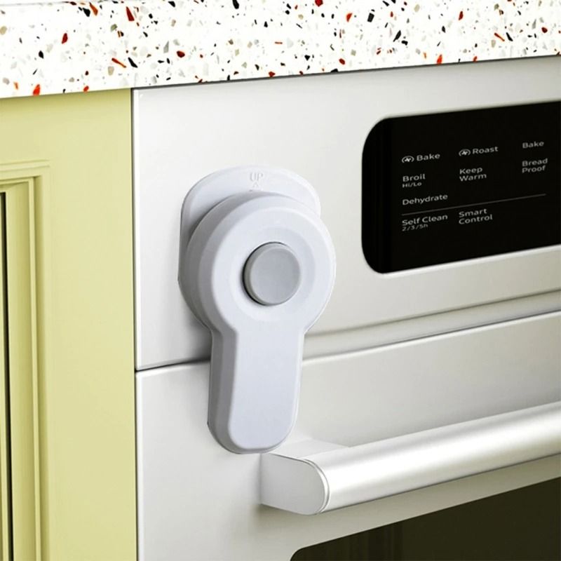 HeatResistant Baby Safety Oven Door Lock  Childproof Your Kitchen Appliances 3