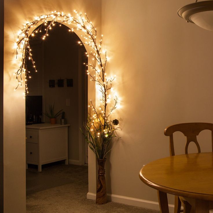Shiny Magic Willow LED Tree Branch Lamp DIY Festive Tree Vine Light For Home Decoration 4