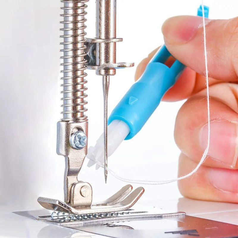 Sewing Machine Needle Inserter Threader Stitch Insertion Tool Automatic Threader Quick Sewing Threader Needle Changer