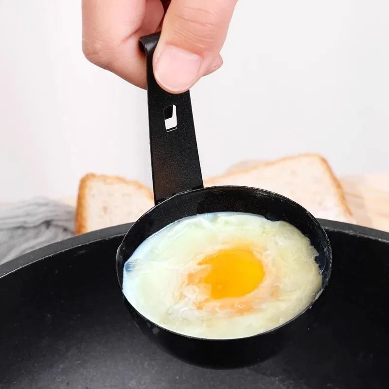 Premium Stainless Steel Nonstick Egg Poacher with Hanger Hook – Fast Kitchen Cooking Steaming Gadget