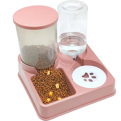 Durable Cat Feeder and Waterer Set