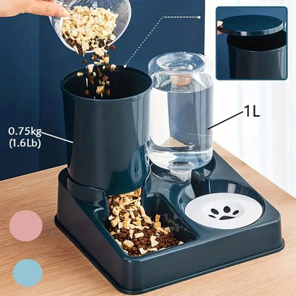 Cat Feeder with Auto Refill System