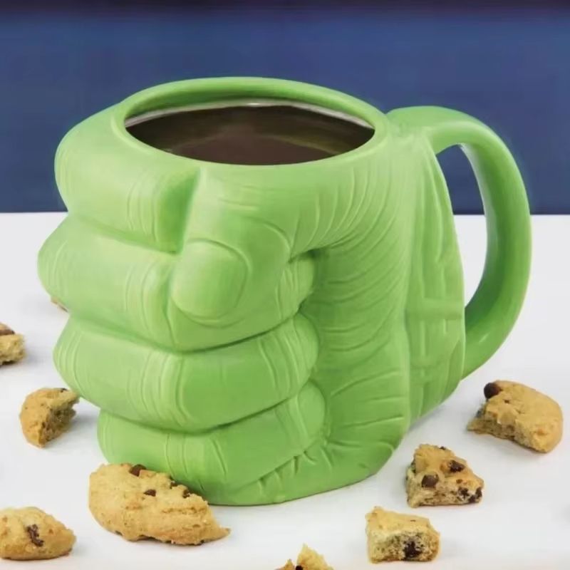 The Incredible Hulk Fist Mug – Perfect for Tea, Coffee and Beverages