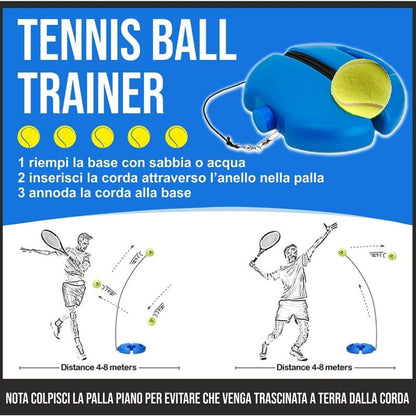 Tennis Training Ball Tennis Trainer Professional Training Tool SelfDrills Rebound Ball Indoor Tenni 3